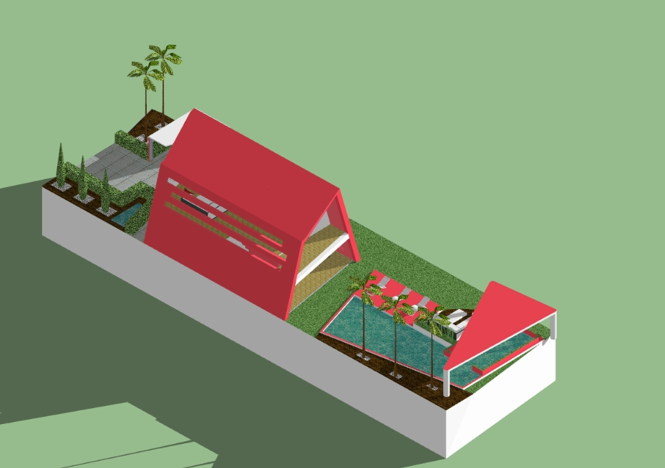 3d minimalist house