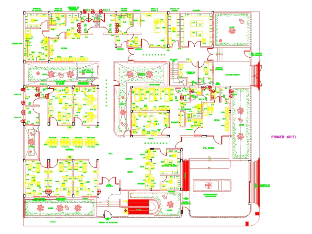 Clinic - equipment in AutoCAD | Download CAD free (224.15 ...