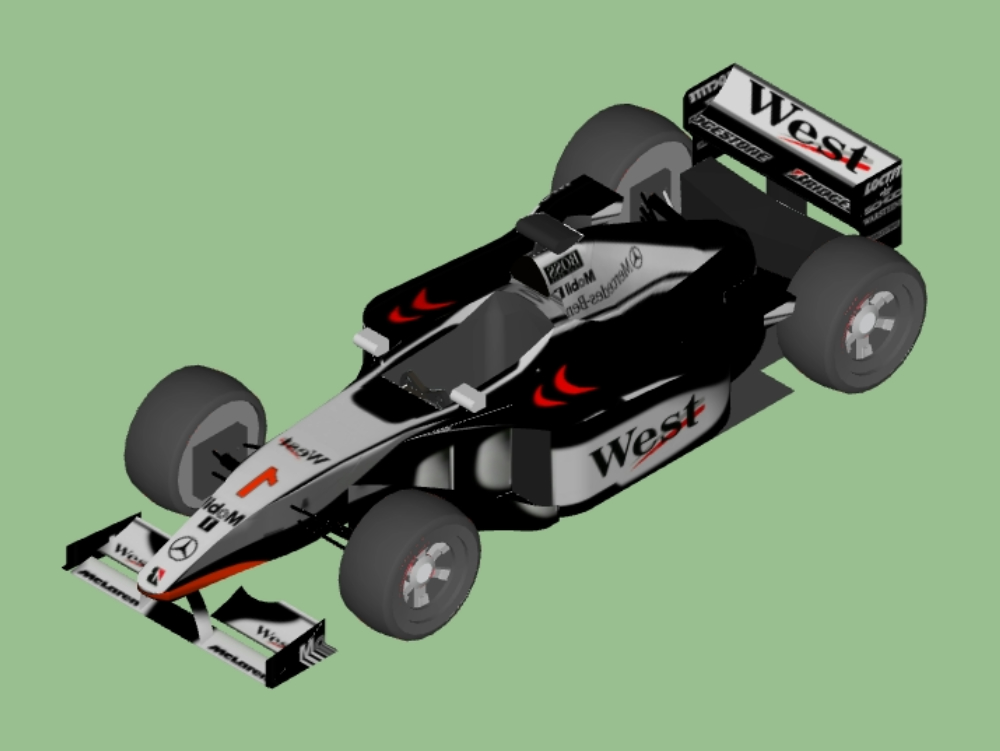 Mclaren MP4 14 - Season F1 1999