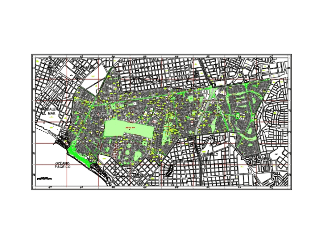 PLANOS CATASTRAL DEL DISTRITO DE SAN ISIDRO - LIMA