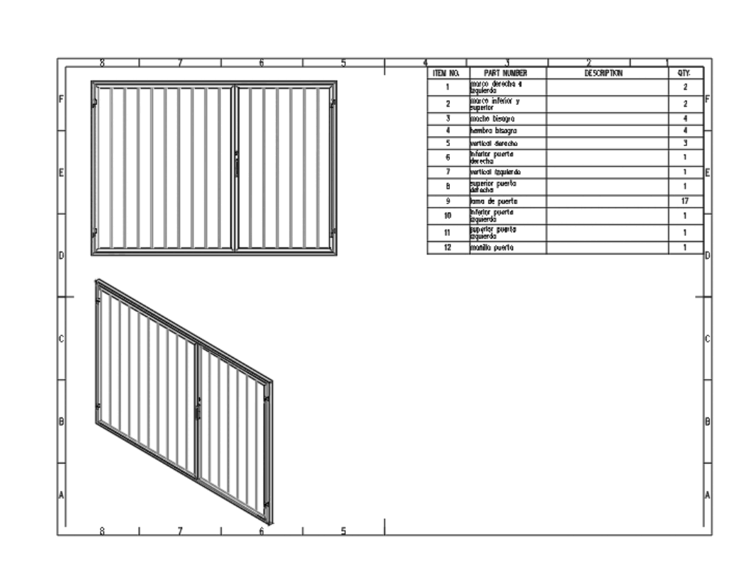 Garage Door In Autocad Cad Download 80 01 Kb Bibliocad