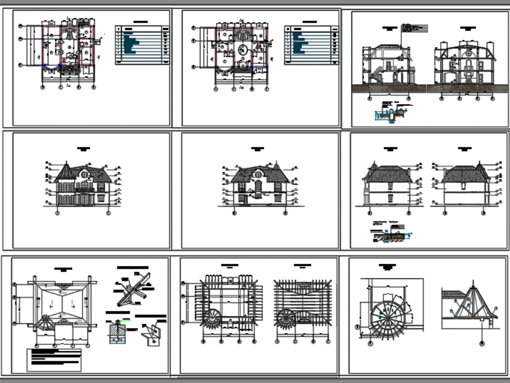 Casa De 2 Plantas En Autocad Descargar Cad 437 Mb Bibliocad 7397