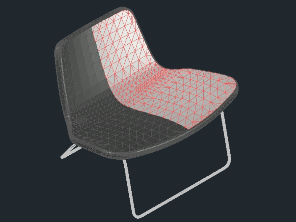 chaise 3d