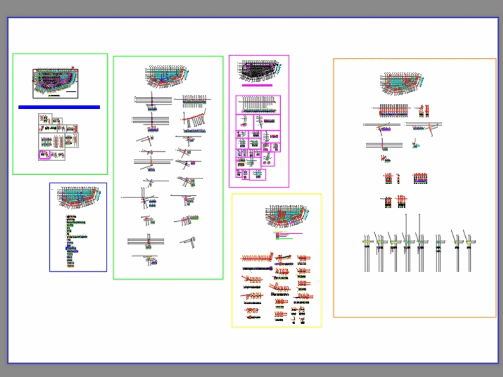 Cutting list of beam and girders in AutoCAD CAD (5.15 MB) Bibliocad