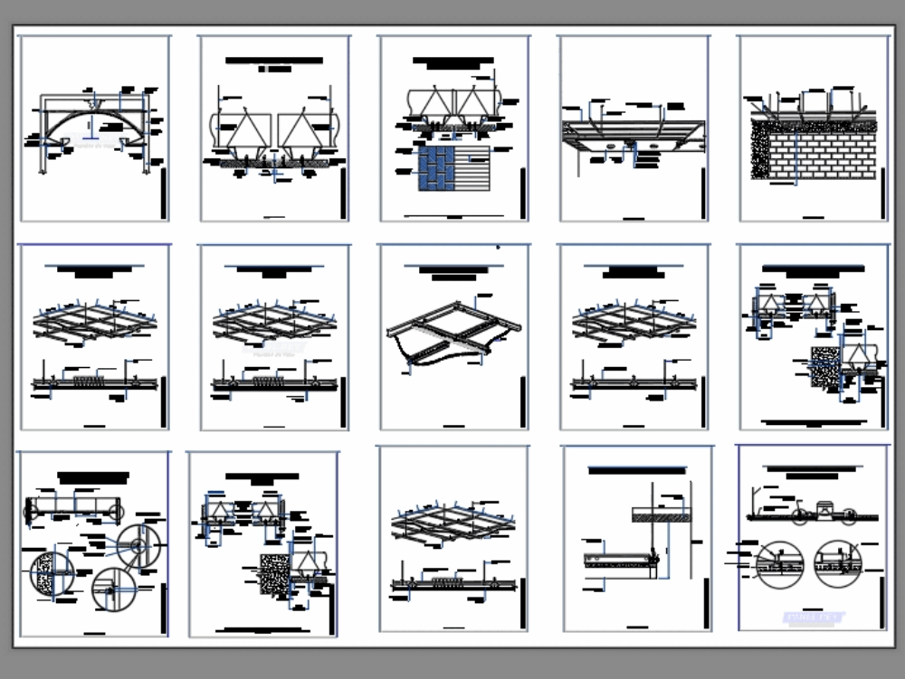 Plafon Details In Autocad Download Cad Free 1 11 Mb