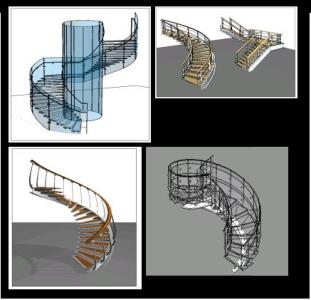 Escaleras 3D