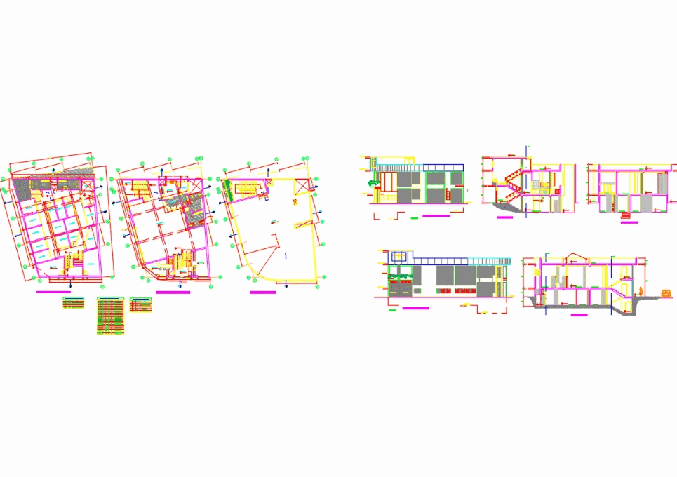 Edifício Comercial Em Autocad Baixar Cad 344 02 Kb Bibliocad