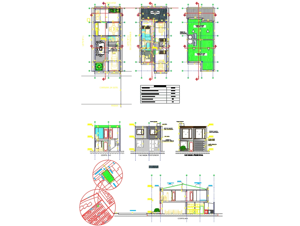 Única Casa De Família Em Autocad Baixar Cad Grátis 3 01 Mb Bibliocad