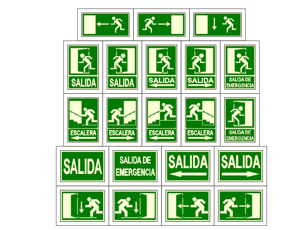 Señales de evacuacon