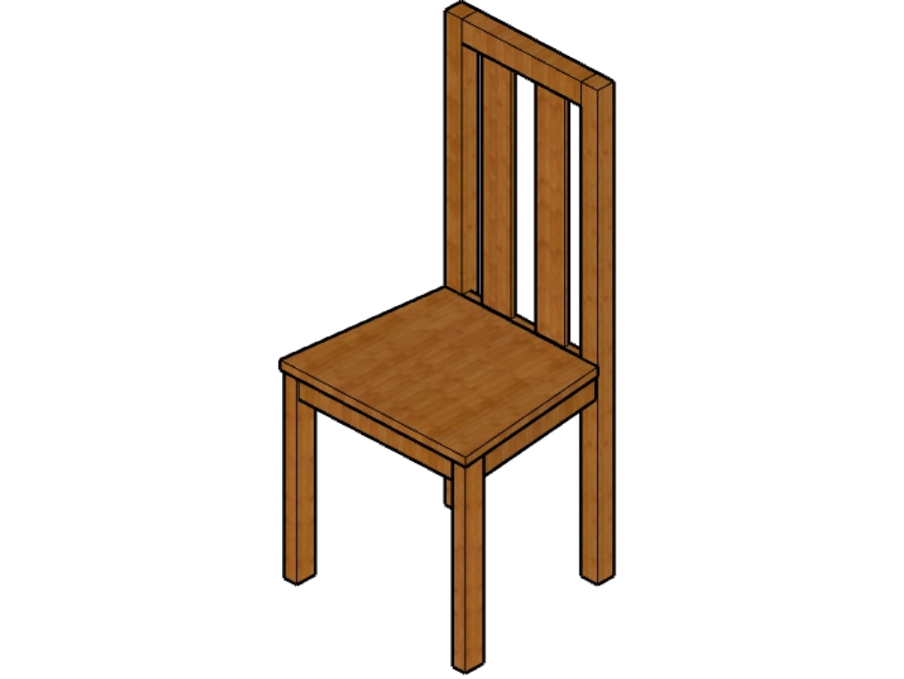 Einfacher Stuhl