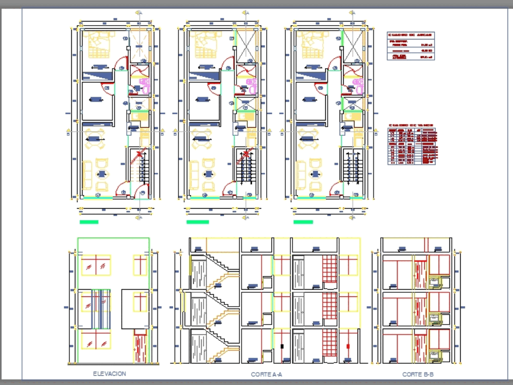 Departamentos en AutoCAD | Descargar CAD gratis (231.35 KB ...