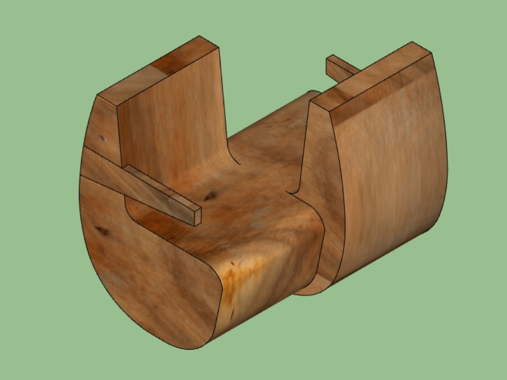 Conception de siège en bois