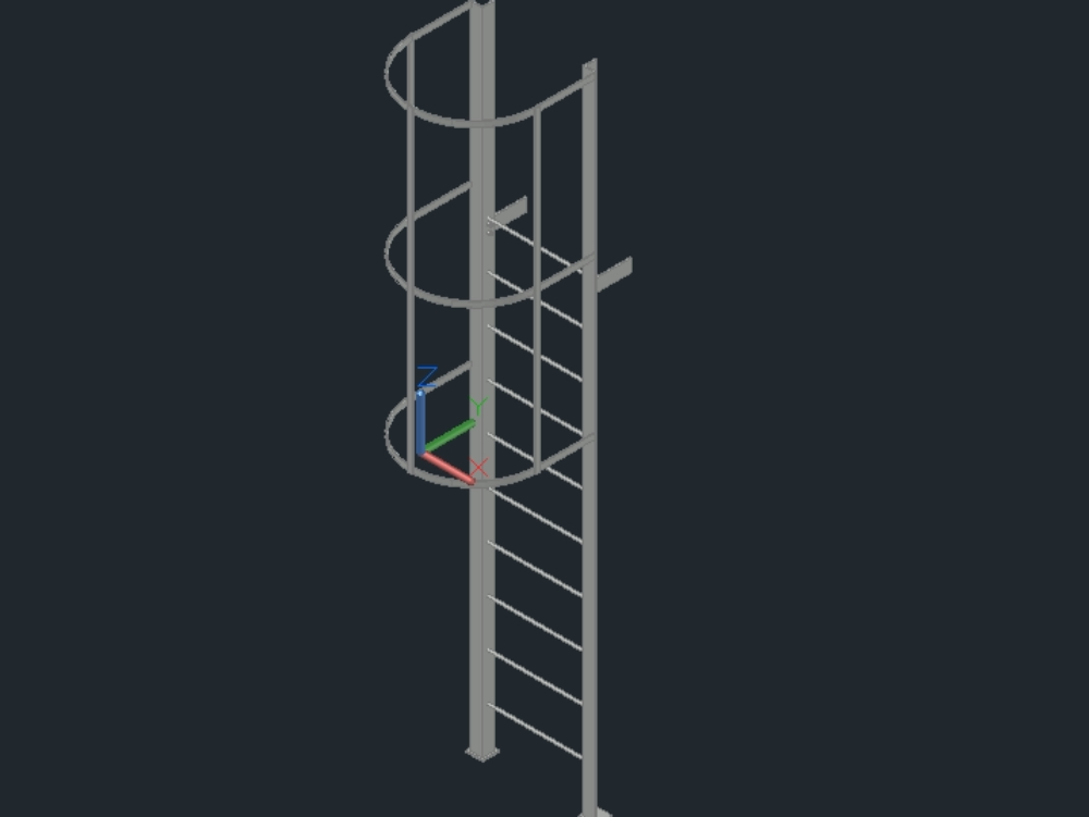 3d sea ladder