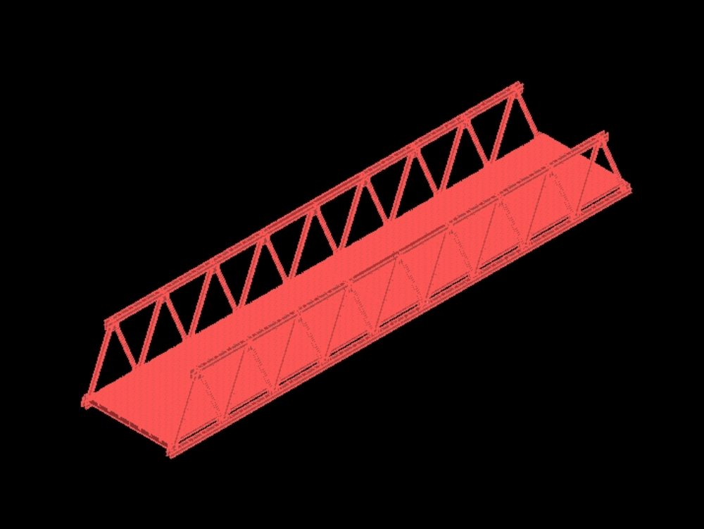 Puente metálico  3D