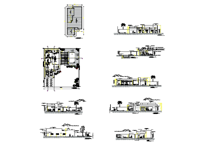 Home in AutoCAD | CAD download (16.07 MB) | Bibliocad