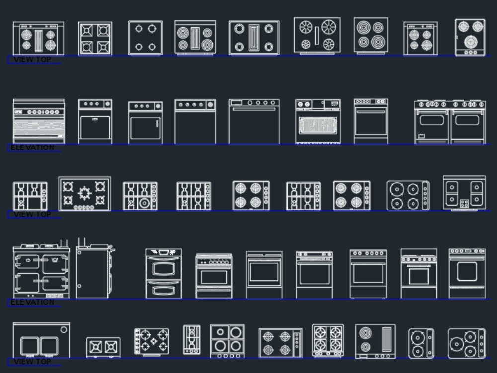 Bloques de cocina