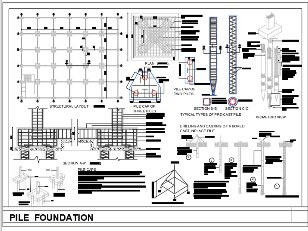 Types of Foundation - Comprehensive Guide with Detailed Drawings