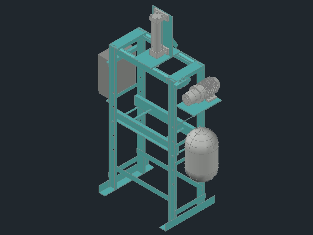 3D-Hydraulikpresse