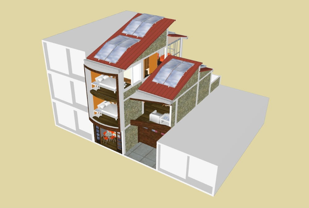 Bioclimatic housing