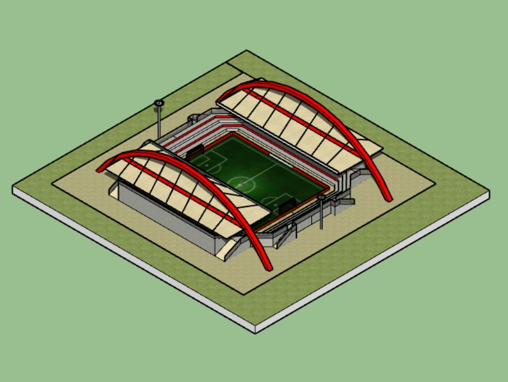 Estadio de futbol.