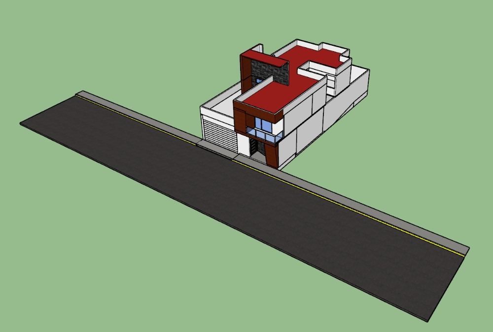 3D model of house room