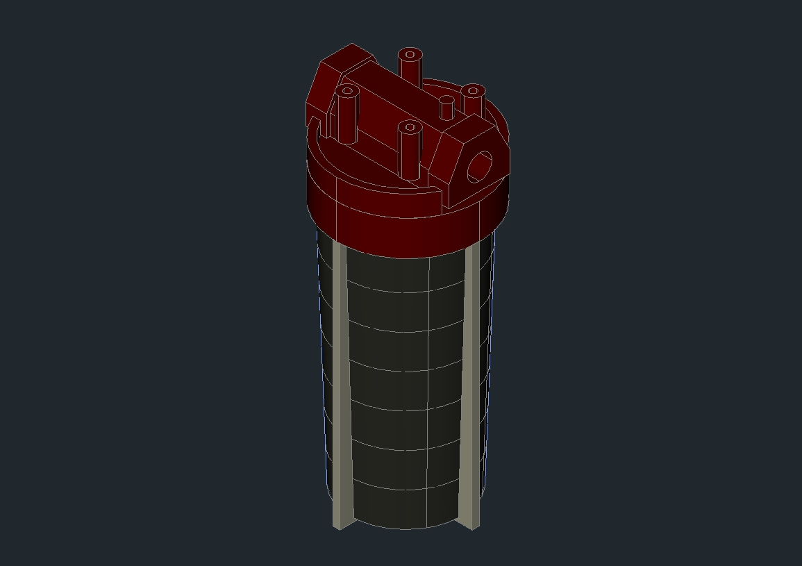 FILTRO AGUA, 3D CAD Model Library