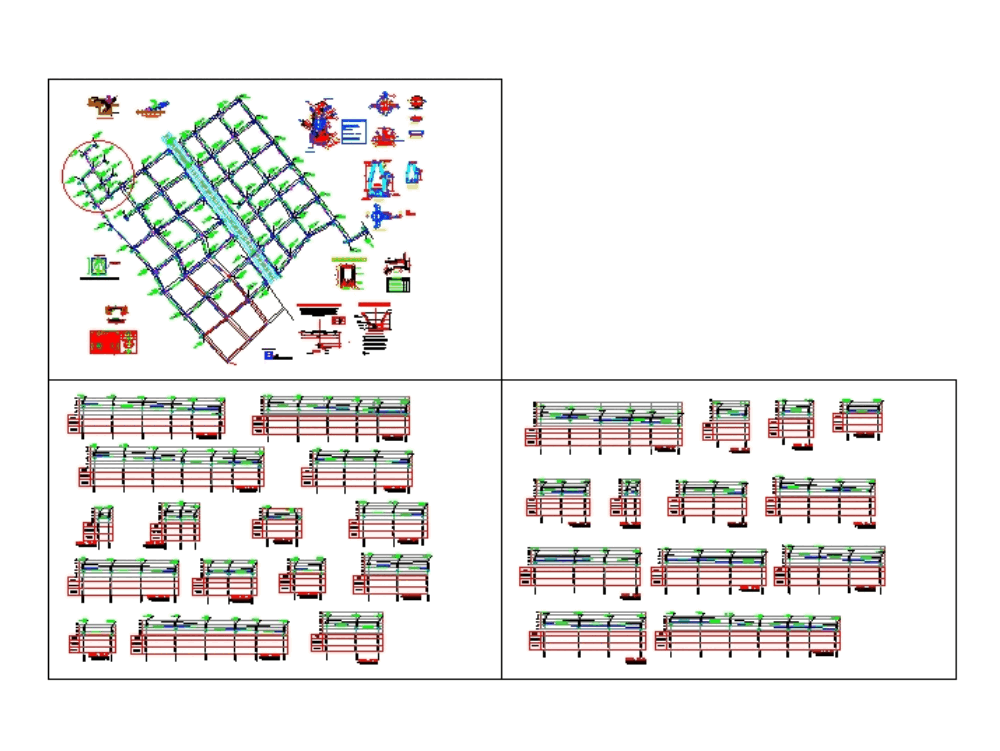 Storm sewer in AutoCAD | CAD download (5.03 MB) | Bibliocad