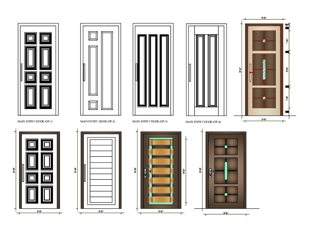 Door designs.