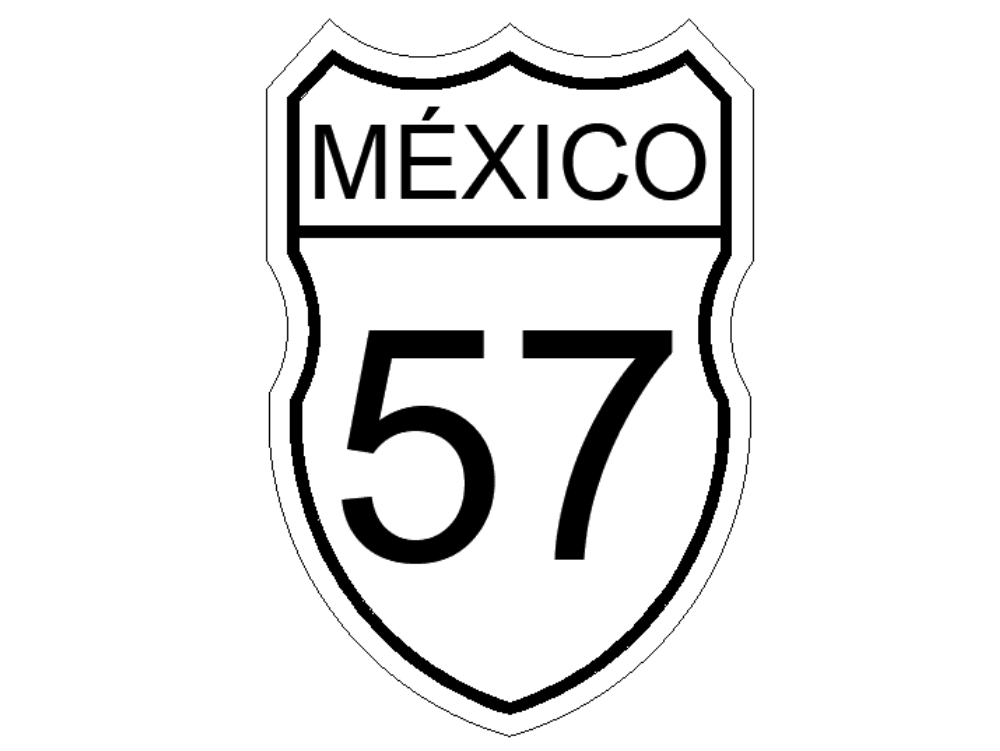 Nomenclatura para carreteras de México.