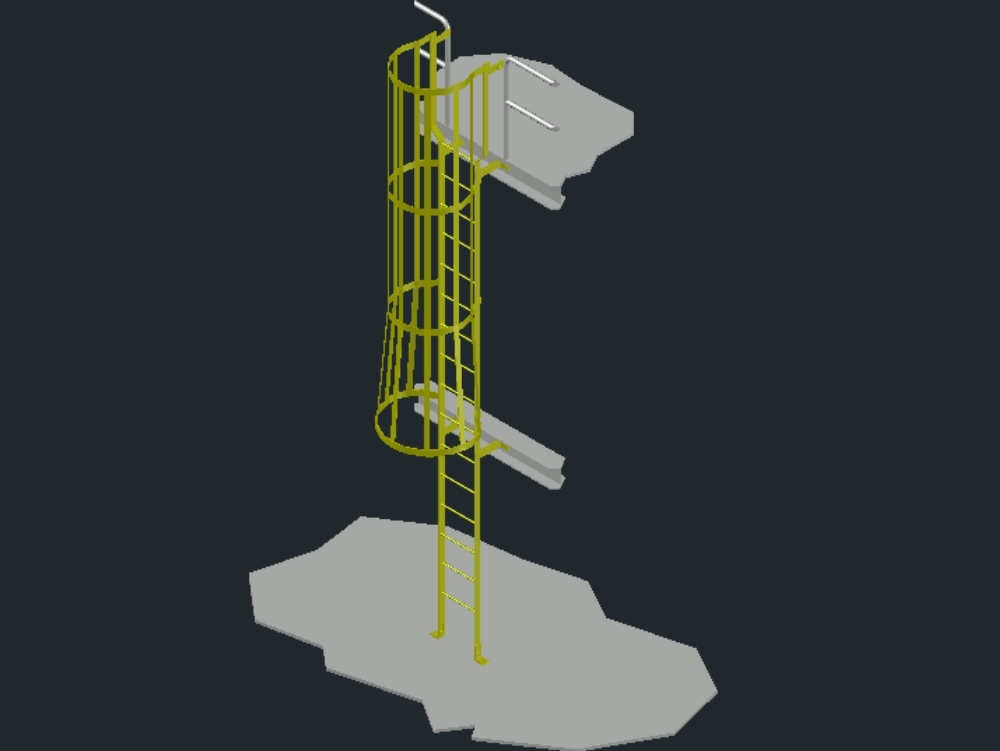 Ladder for mining industry