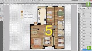 Use autocad and photoshop for business brochure 5/10 - create flooring based on photos