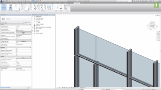 Revit: Muro Cortina: Montantes: Prioridades de cruces