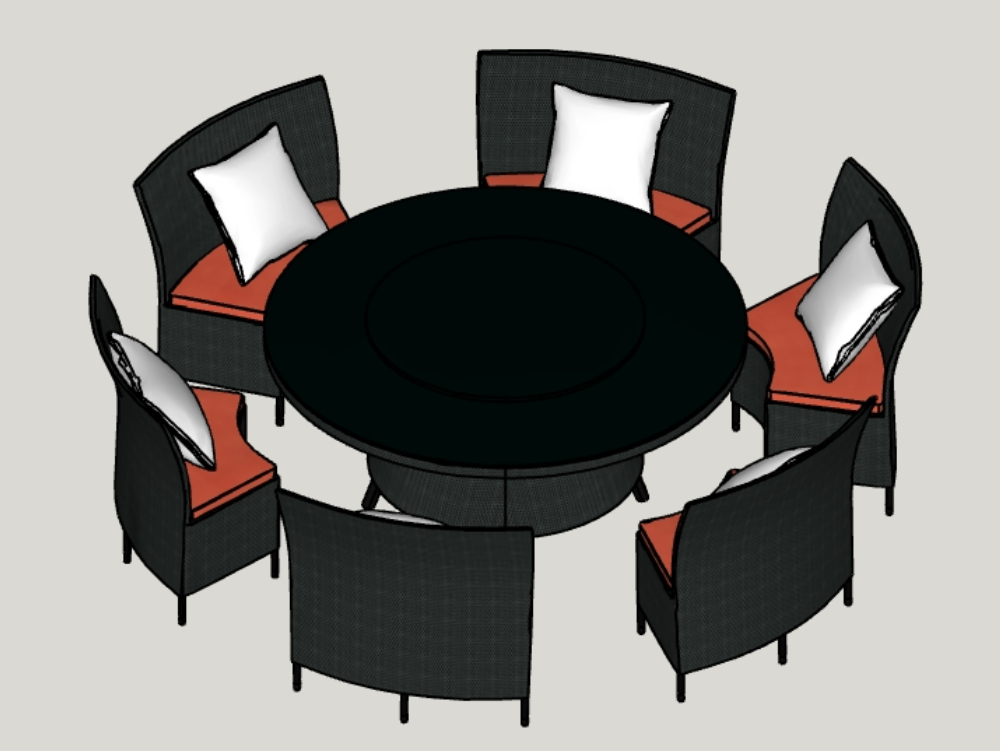 Dining table 3d