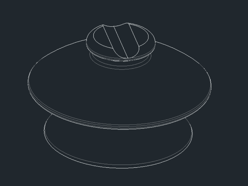 Elektrischer isolator 2d in AutoCAD CAD (90.46 KB) Bibliocad