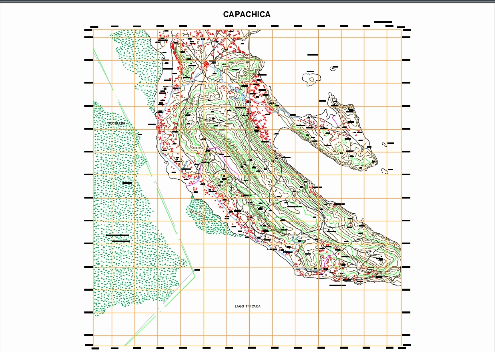 Katasterkarte von Capachica