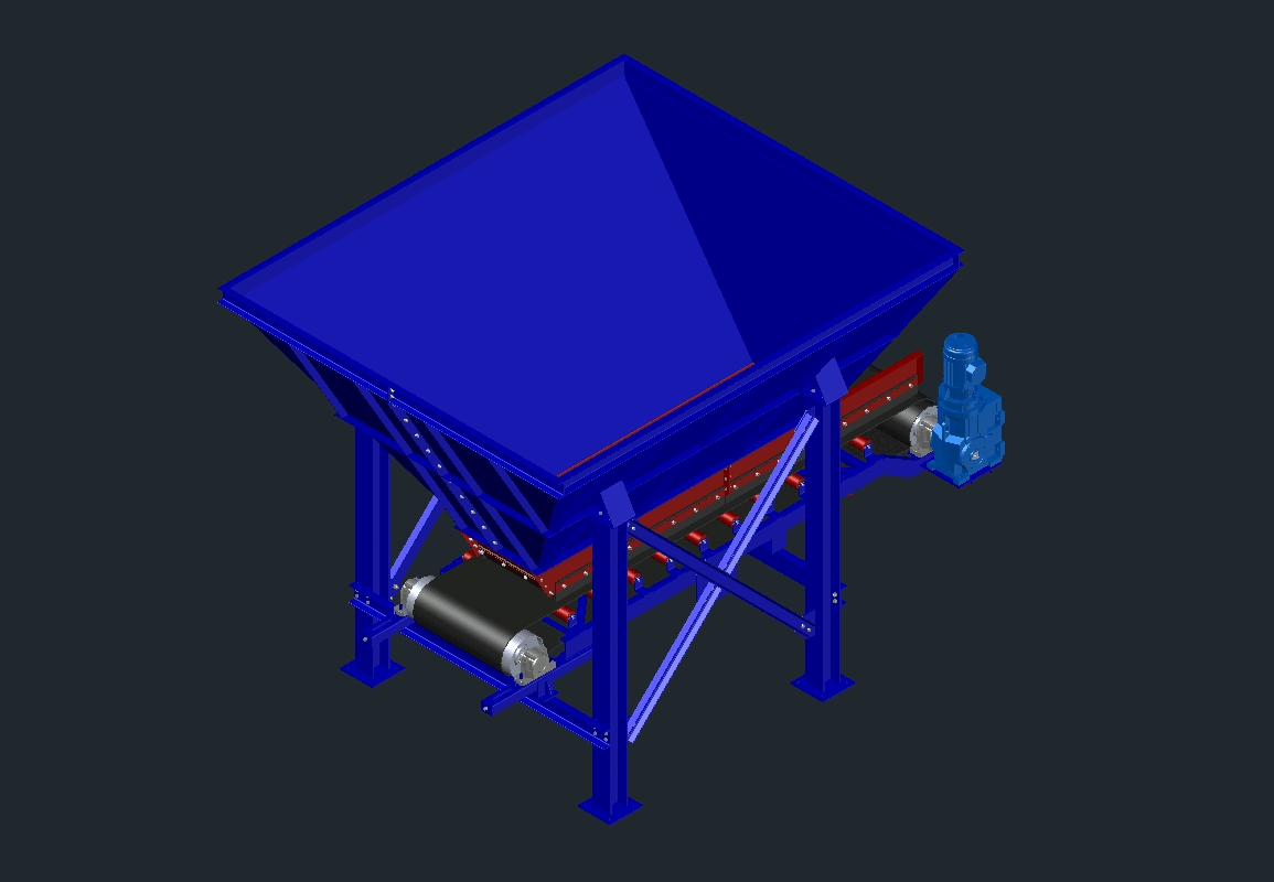 Hopper and feeding in AutoCAD CAD download (2.58 MB) Bibliocad
