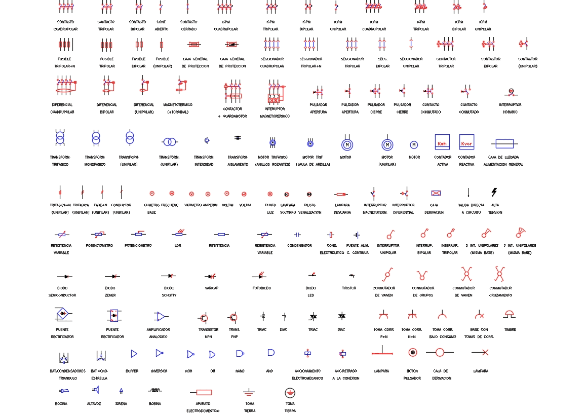 switch symbol autocad