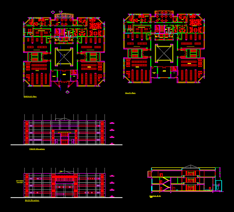  Public  library  in AutoCAD  CAD  download 701 53 KB 