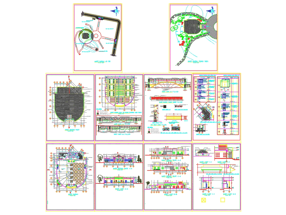 Community center in AutoCAD | CAD download (1.05 MB) | Bibliocad