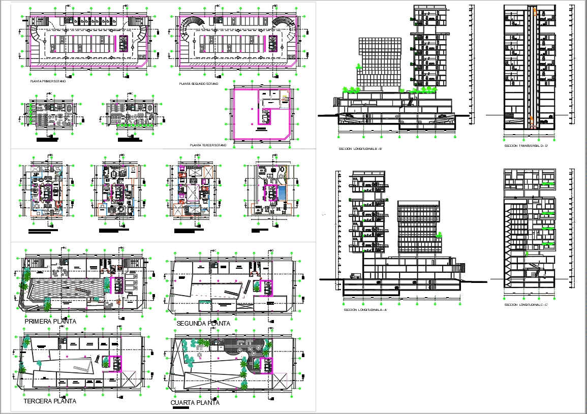 Mixed-use Building In Autocad 