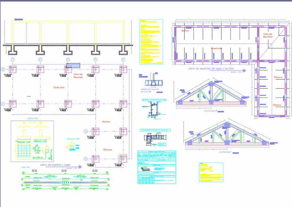 Planos Estructurales En Autocad Descargar Cad Mb Bibliocad Sexiezpicz 7554