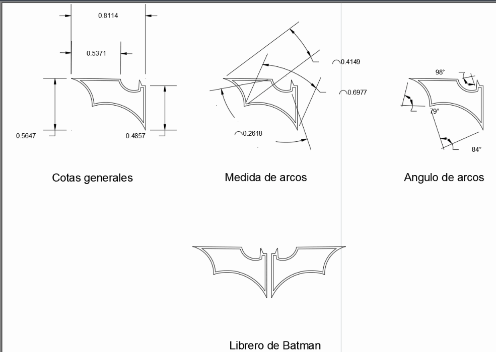 Batman Bookseller In Autocad Cad Download 55 72 Kb Bibliocad