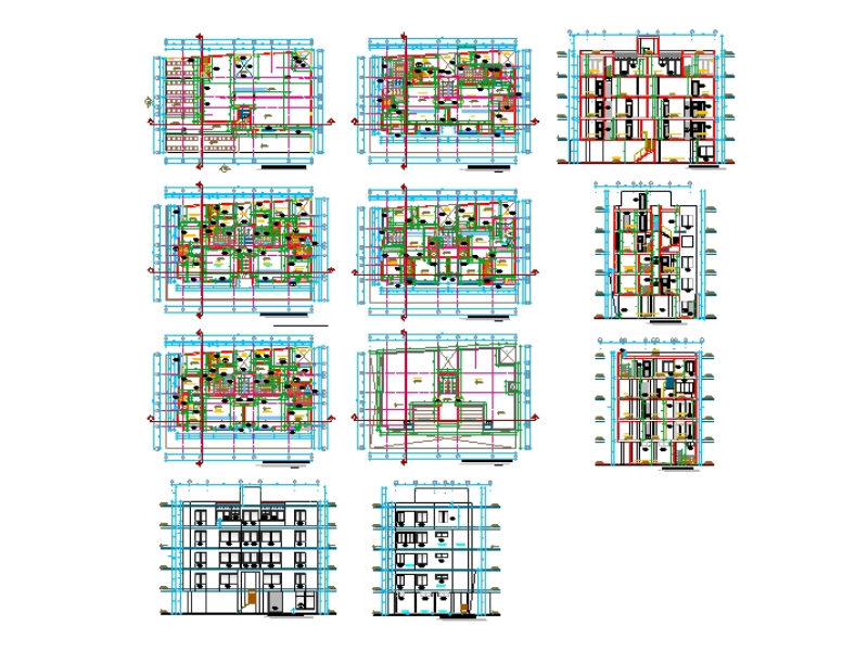 Edificio multifamiliar de 5 niveles