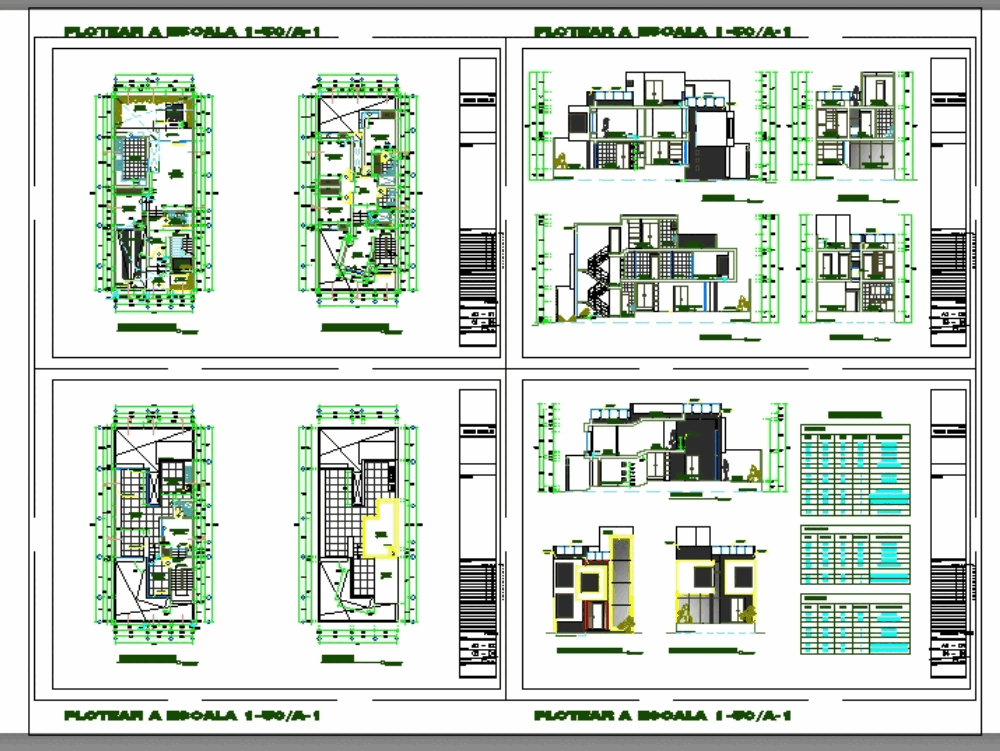 Single family home in AutoCAD CAD download  860 49 KB 