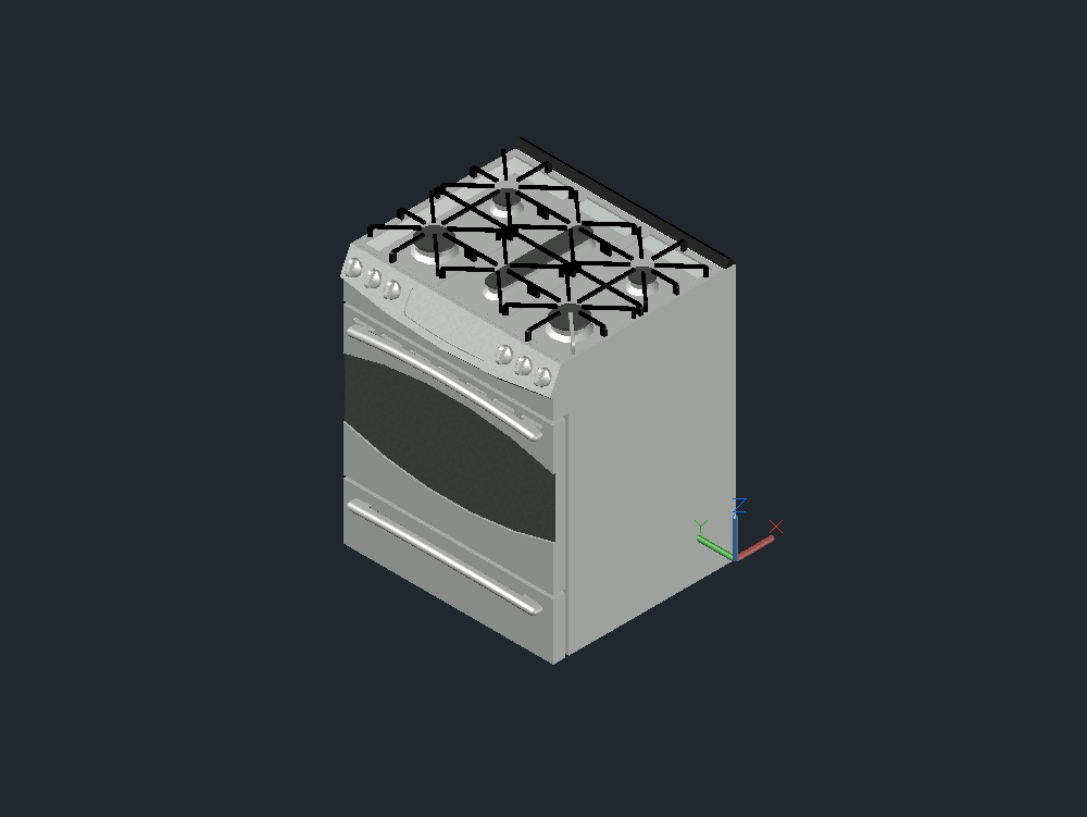 Cozinha 3d Em Autocad Baixar Cad 2 08 Mb Bibliocad