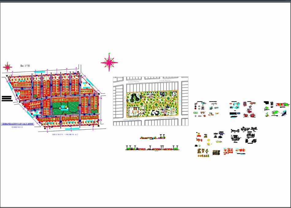 Parks in AutoCAD | CAD download (6.9 MB) | Bibliocad