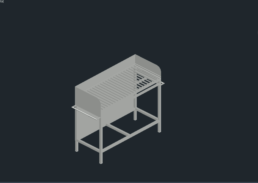 Gril Dans Autocad Téléchargement Cad 27529 Kb Bibliocad 1991