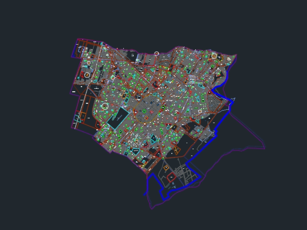 Trujillo city map