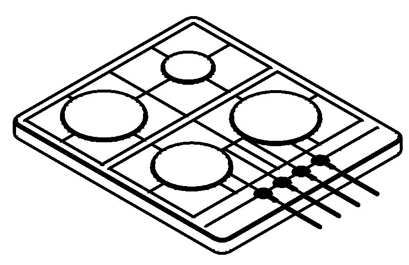 Table de cuisson intégrée