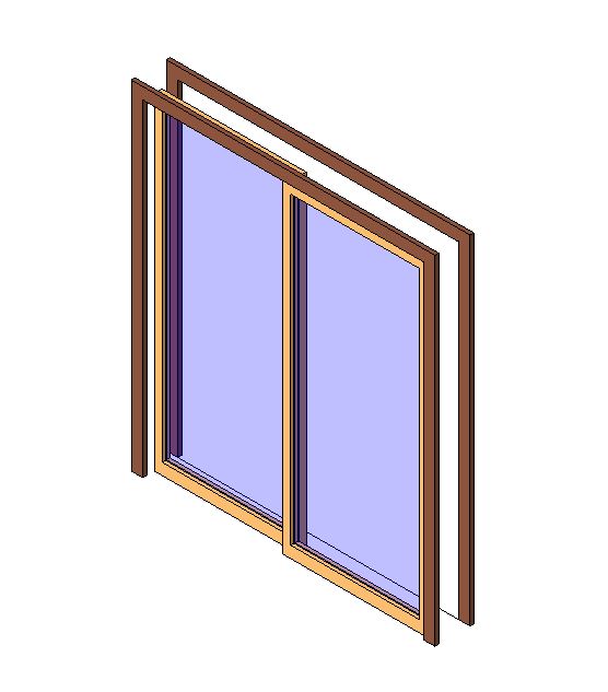Schiebefenstertür - 1,80 m. Breite